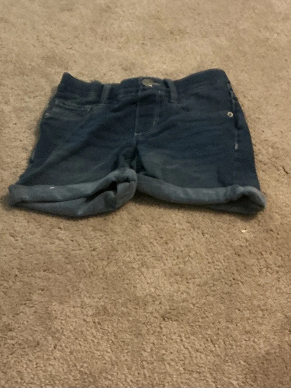 Tommy Bahama Navy Blue Kids Roll-Cuff Shorts